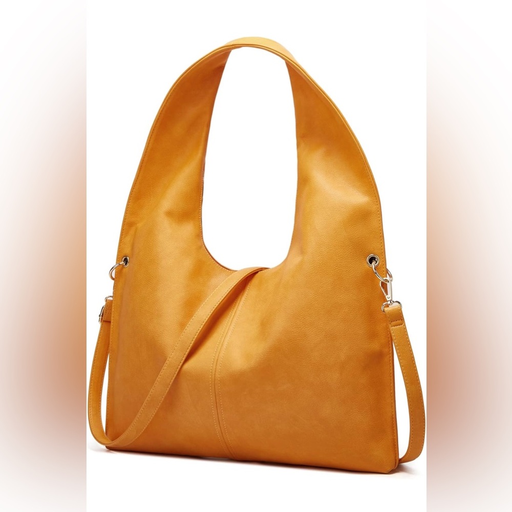 Stylish Orange Hobo Women's shoulder and Crossbody Bag